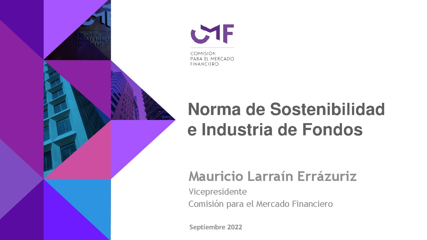 Presentación: Norma de Sostenibilidad e Industria de Fondos