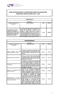 Plan de Regulación CMF 2025-2026