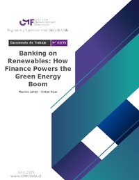 Documento de Trabajo N° 02/25: Banking on Renewables: How Finance Powers the Green Energy Boom
