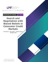 Documento de Trabajo N° 04/25: Search and Negotiation with Biased Beliefs in Consumer Credit Markets