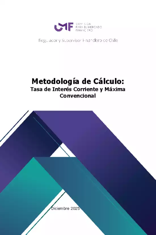 Metodología de Cálculo: Tasa de Interés Corriente y Máxima Convencional