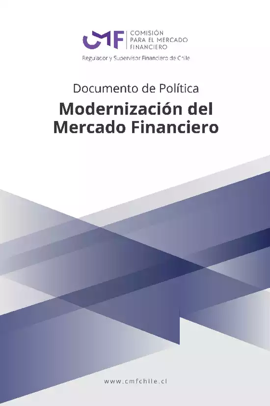 Modernización del Mercado Financiero