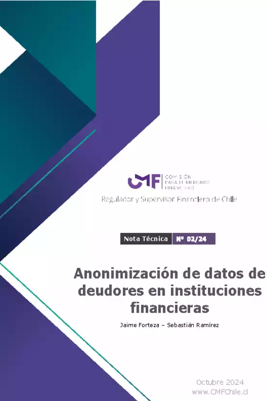 Anonimización de datos de deudores en instituciones financieras