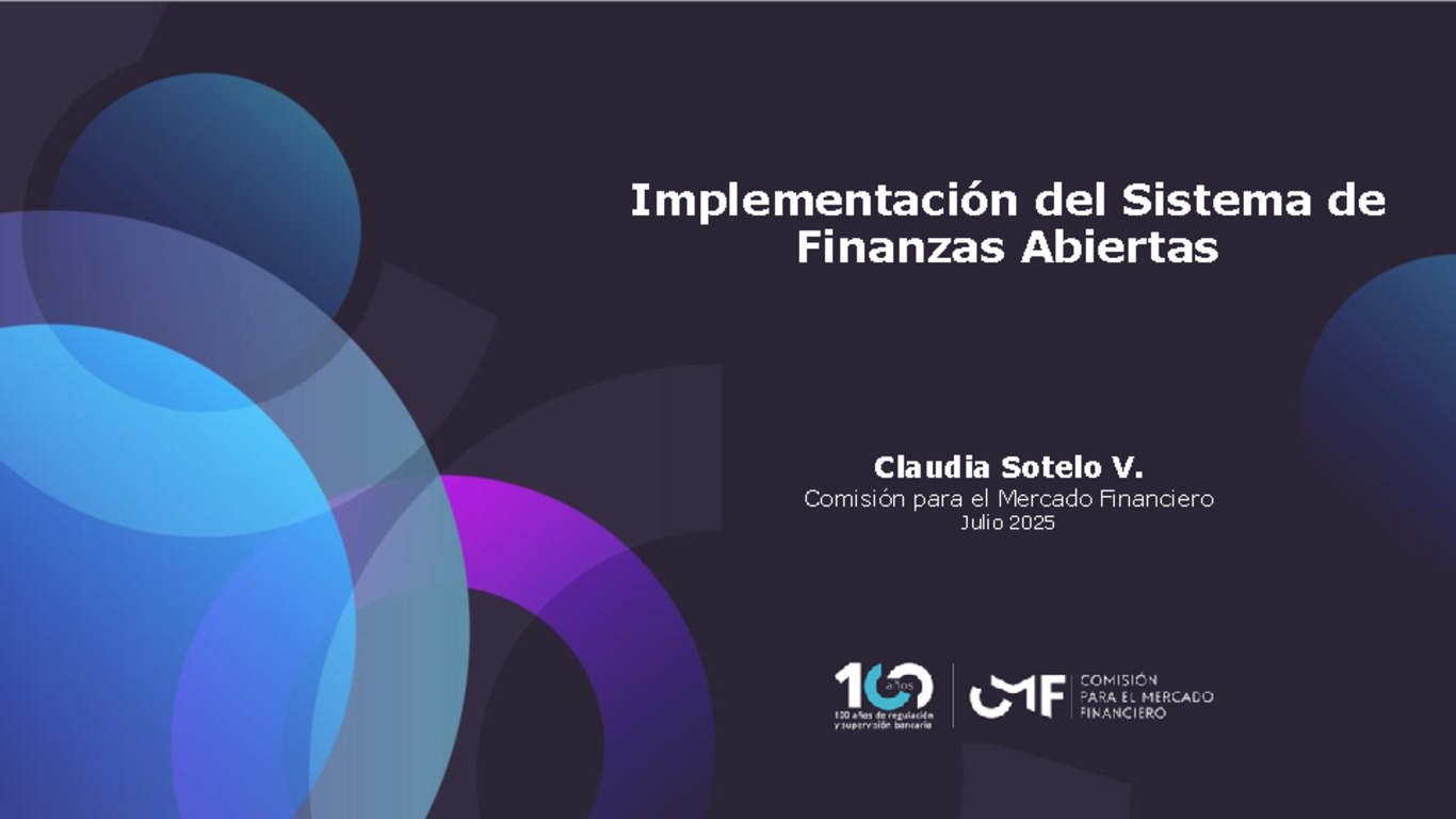 Implementación del Sistema de Finanzas Abiertas