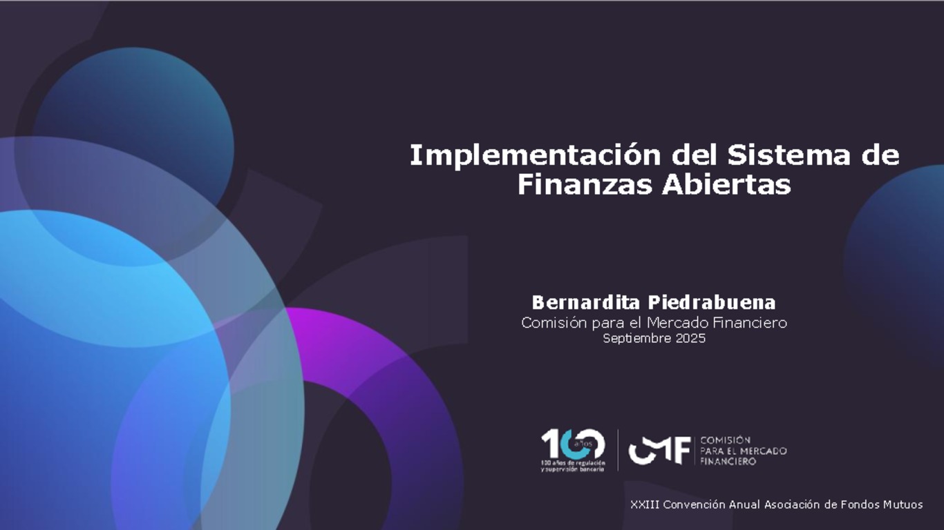 Implementación del Sistema de Finanzas Abiertas
